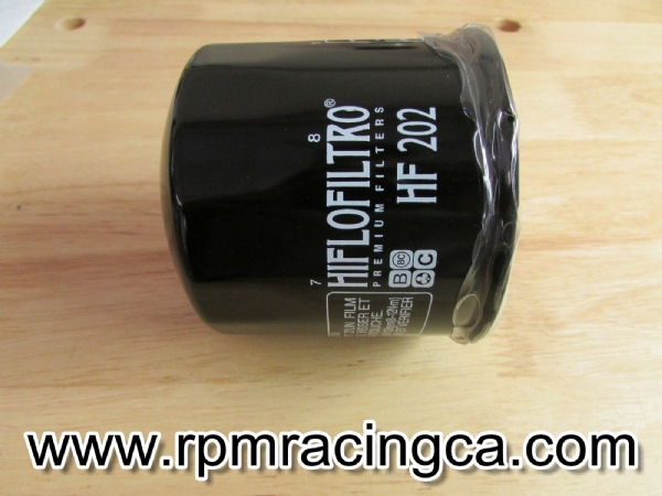 Hi Flo Oil Filter Black: Large